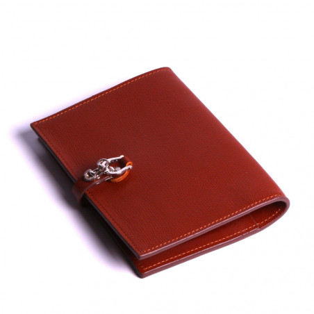 Protège Carnet Étui Bloc-notes en Cuir Fabrication Artisanale Made In France.