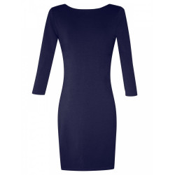 Robe Lula dos nu bio Bleue Marine