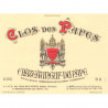 Clos Des Papes millésime 2017-  Cuvée d'exception