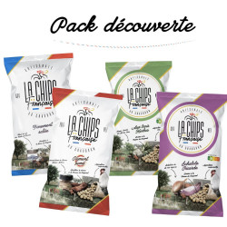 LA CHIPS FRANÇAISE - PACK DÉCOUVERTE - 4 PAQUETS